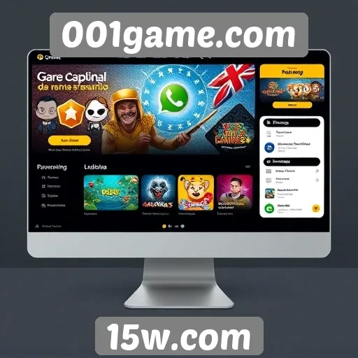 Interface do usuário do 001game.com é intuitiva